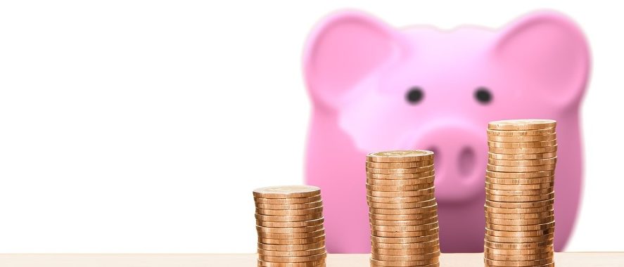 Förderung Geld Spardose