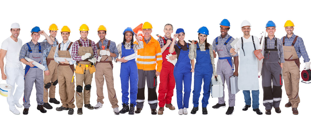 Group Of Construction Workers Standing Over White Background Group Of Construction Workers Standing Over White Background Schlagwort(e): background, woman, people, construction, man, smile, paint, happ, background, woman, people, construction, man, smile, paint, happy, service, electrician, mechanic, worker, plumber, painter, blue, architect, toolbox, plumbing, industry, industrial, print, african, carpenter, happiness, maintenance, black, professional, pipe, group, document, handyman, wrench, white, uniform, studio, isolated, afro, contractor, young, female, spanner, improvement, male, set, tool, tradesman, glove, holding, repairman, confident