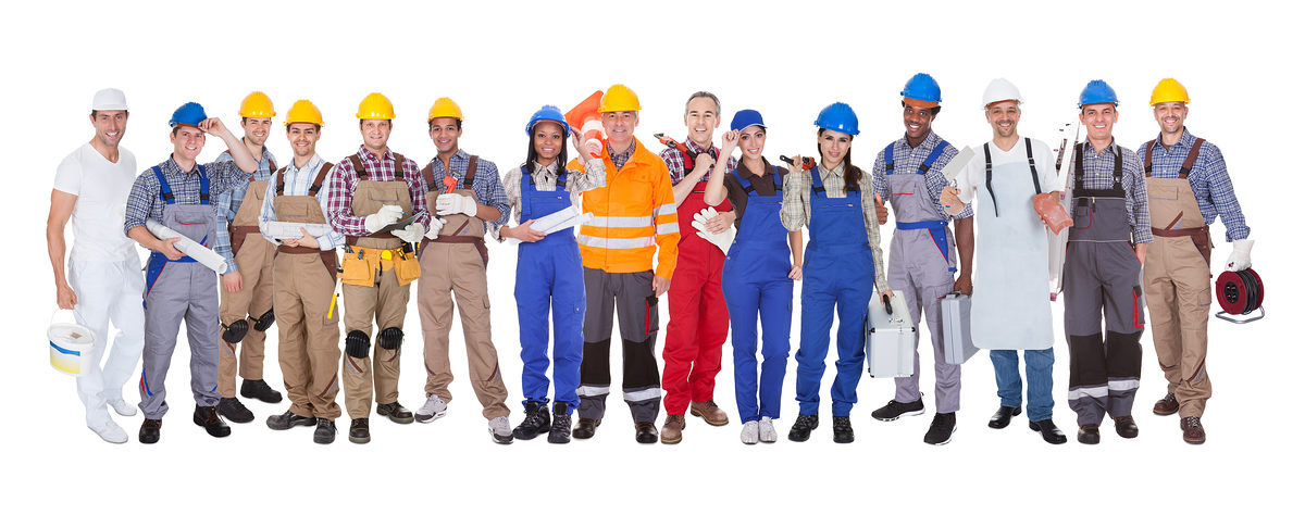 Group Of Construction Workers Standing Over White Background Group Of Construction Workers Standing Over White Background Schlagwort(e): background, woman, people, construction, man, smile, paint, happ, background, woman, people, construction, man, smile, paint, happy, service, electrician, mechanic, worker, plumber, painter, blue, architect, toolbox, plumbing, industry, industrial, print, african, carpenter, happiness, maintenance, black, professional, pipe, group, document, handyman, wrench, white, uniform, studio, isolated, afro, contractor, young, female, spanner, improvement, male, set, tool, tradesman, glove, holding, repairman, confident