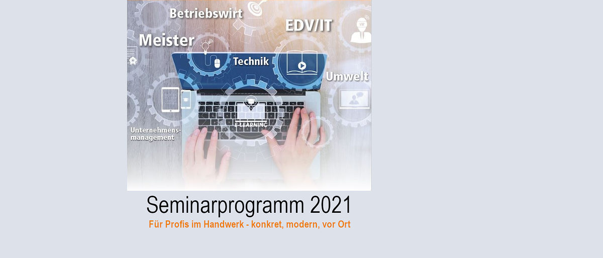 Titelseite Seminarprogramm 2021 bearbeitet