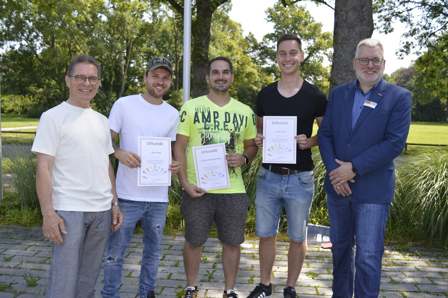 Franz Schmid, Peter Heigl, Dennis Alexander Walch, Julian Fronk, Heiko Kübler Franz Schmid, Peter Heigl, Dennis Alexander Walch, Julian Fronk, Heiko Kübler